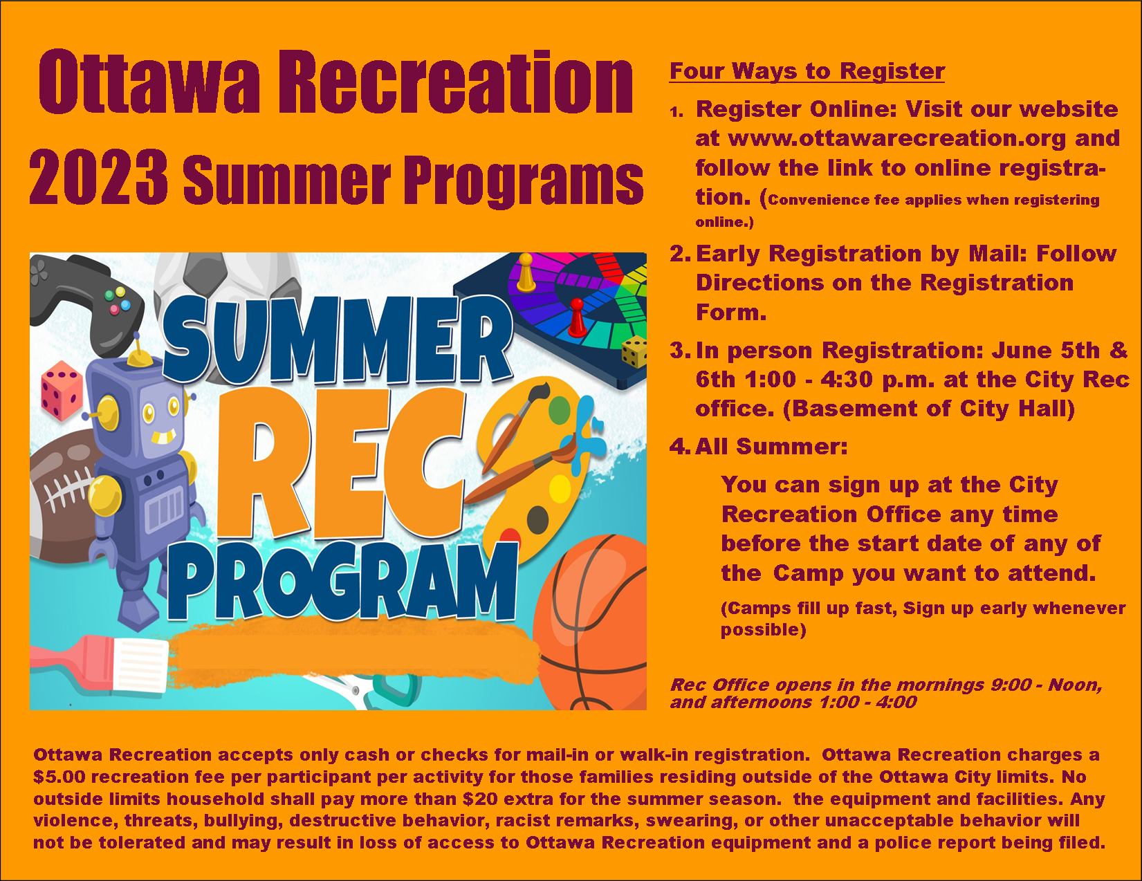Summer Programs City of Ottawa Recreation